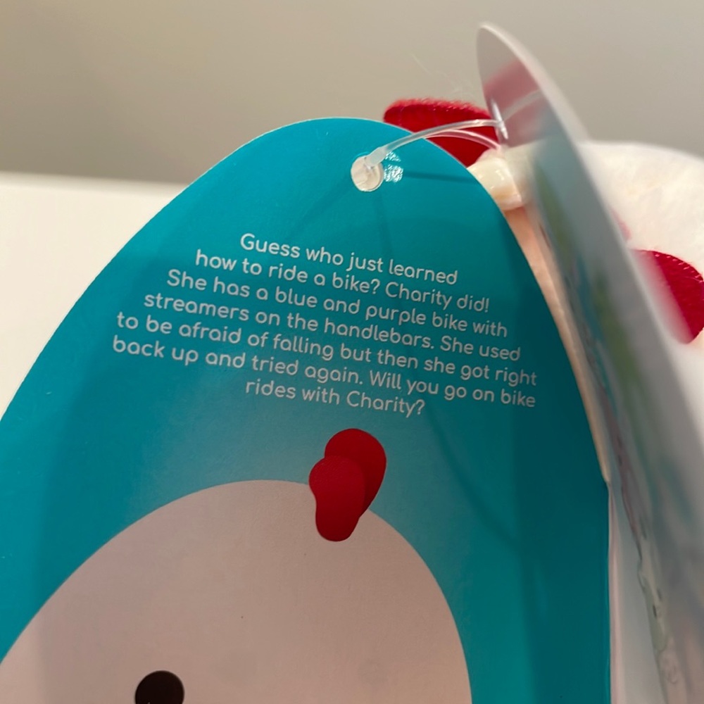 NWT 3.5” Charity the Chicken Squishmallow Clip - Picture 4 of 4